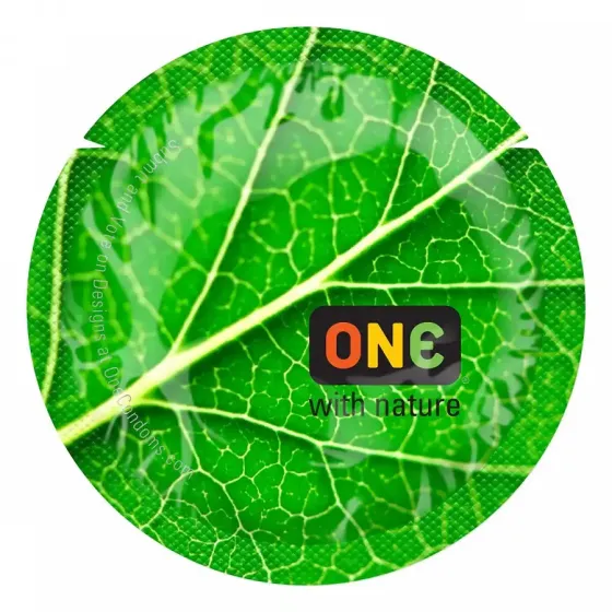 Презерватив ONE Color Sensations - ONE with nature (Emerald) 1 шт Львів