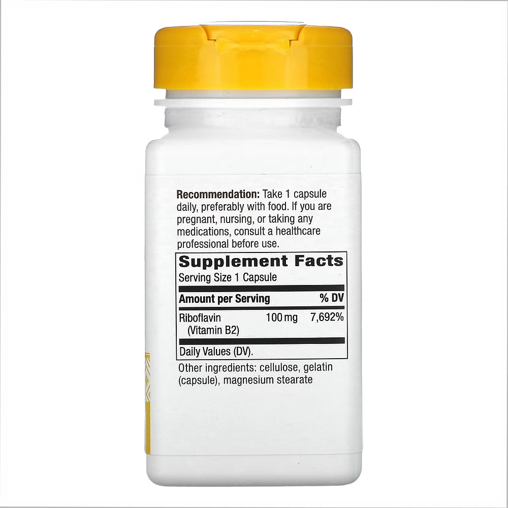 Вітамін В2 Nature's Way Riboflavin Vitamin B2 - 100 caps Луцьк - фото 2