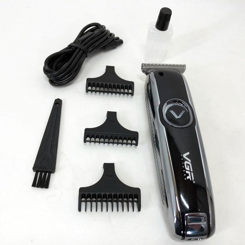 Професійна машинка для стрижки волосся, Тример з регульованою довжиною, Електронна машинка для стрижки PD-34 Львів - фото 4