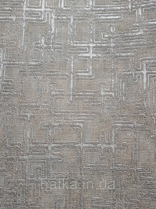 Шпалери вінілові на паперовій основі Zambaiti C88111 ABITAT лофт геометрія золотиста, світло коричневий Київ - фото 2