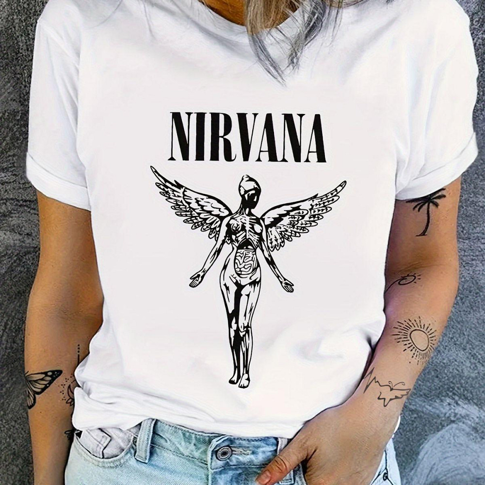 Футболка женская с принтом  46 Белая 2664083961 Днепр - изображение 1