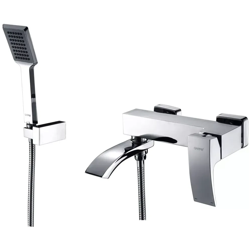 Смеситель для ванны с душевым гарнитуром GAPPO Jacob G3207 хром Киев - изображение 1