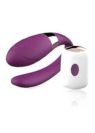 Вібратор для пар - V-Vibe Purple, USB, 7 Function, Remote Control Sex Aura Київ