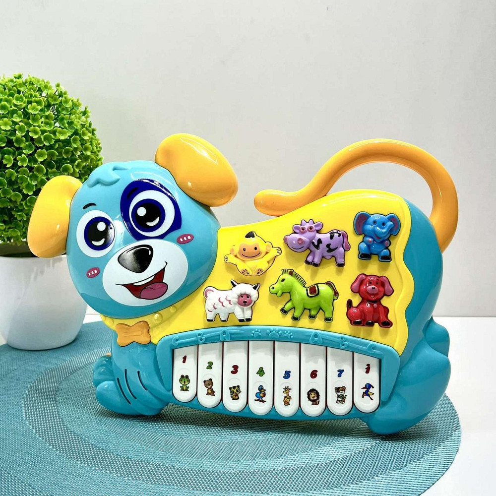 Піаніно Limo Toy Собачка 28 см Блакитне (FT 0013) Чернігів - фото 1