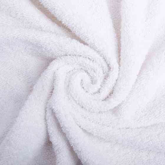 Набор 2 в 1 полотенец для душа и ванной для лица и тела,комплект банных флисовых полотенец цвет белый Каменец-Подольский