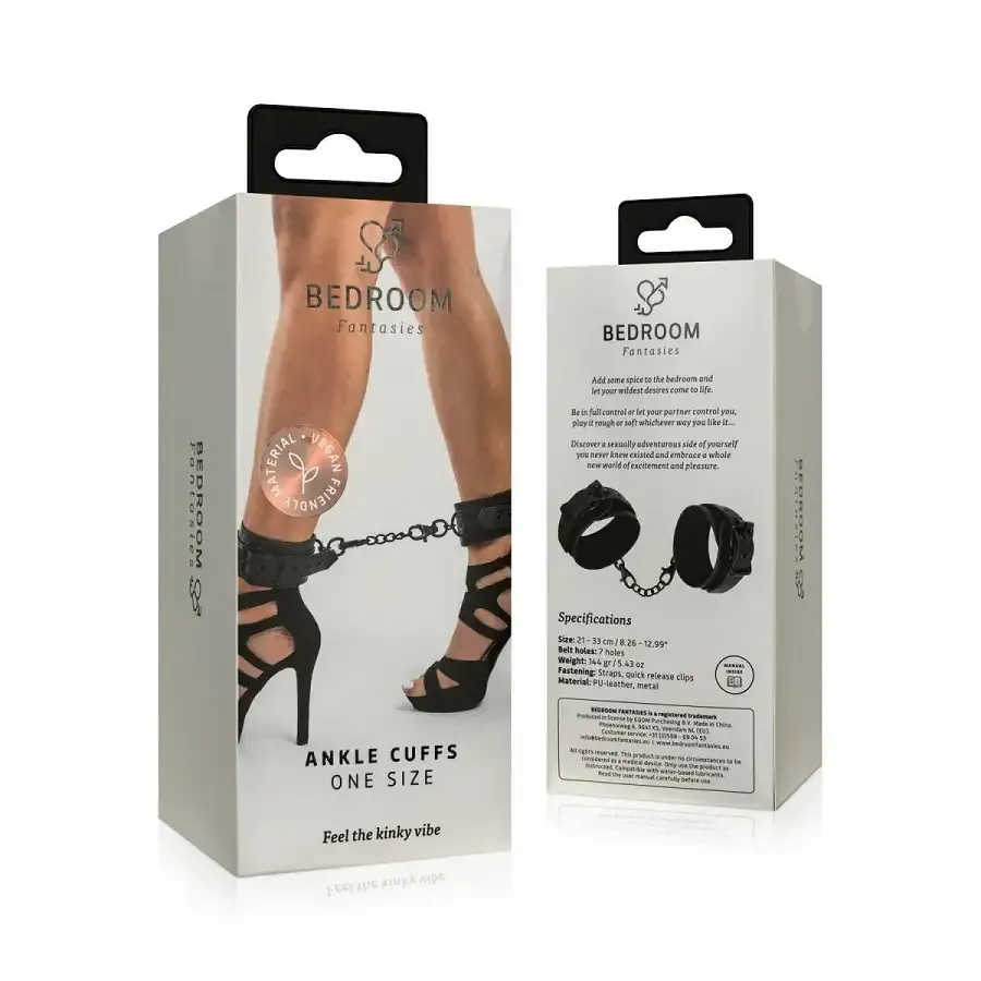 Поножи Bedroom Fantasies Ankle Cuffs - Black Львов - изображение 8