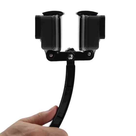 Кронштейн алюминиевый Puluz для двух камер / аксессуаров (PU175B) Киев