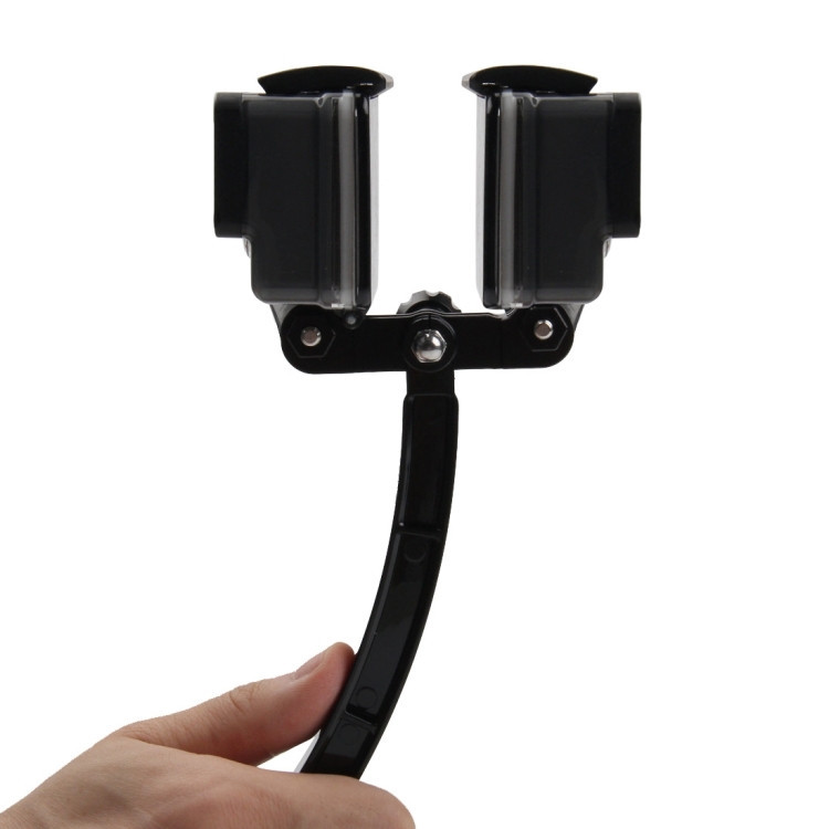 Кронштейн алюмінієвий Puluz для двох камер / аксесуарів (PU175B) Київ - фото 3