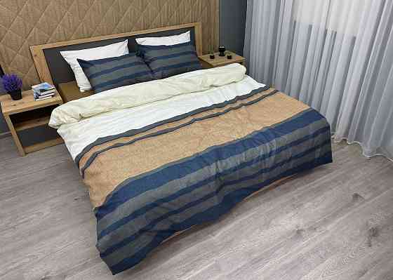 Комплект постельного белья, Decorator Vinette Полуторный 145х215 разноцветная полоска (88-007) Киев