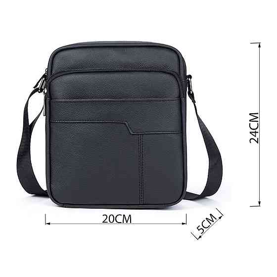 Сумка чоловіча флотар Vintage 14743 Чорна Київ