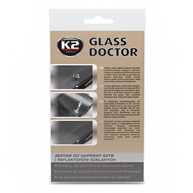 Клей для вітрового скла та фар K2 Glass Doctor 0,8мл Львів - фото 1