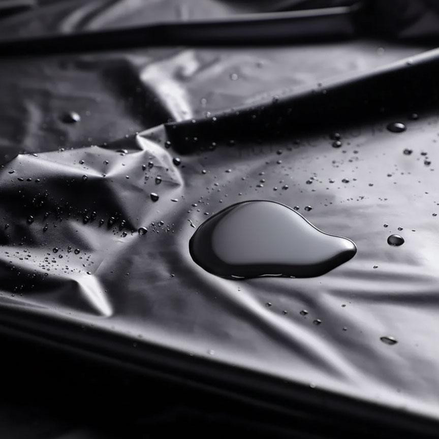 Простирадло постільне вінілове вологостійке для БДСМ ігор 210x200 см Чорний Вінниця - фото 3