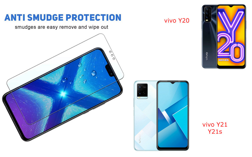 Захисне скло NeoGlass для vivo Y20, VIVO Y21, VIVO Y21s – надпрозоре та стійке Київ - фото 3