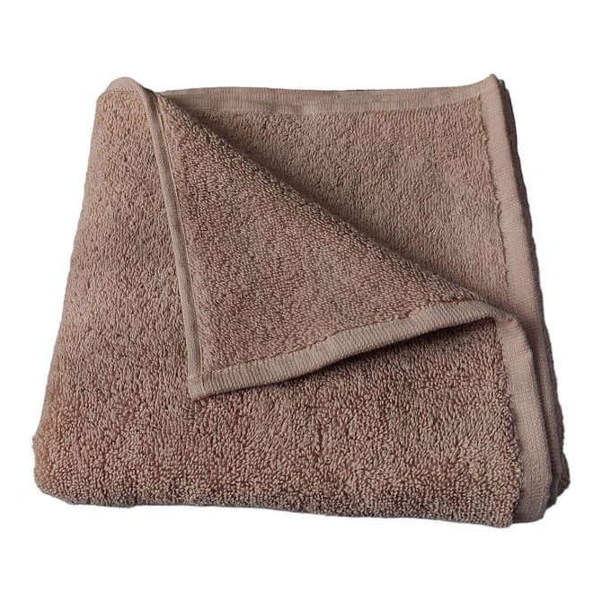Рушник махровий 40×70 щільність 500 бежевий Київ - фото 1