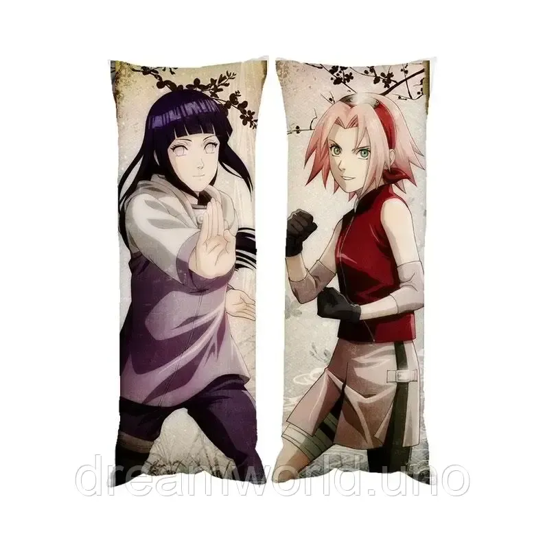 Подушка дакімакура Аніме Наруто Сакура Хіната декоративна ростова подушка для обіймання Харків - фото 1