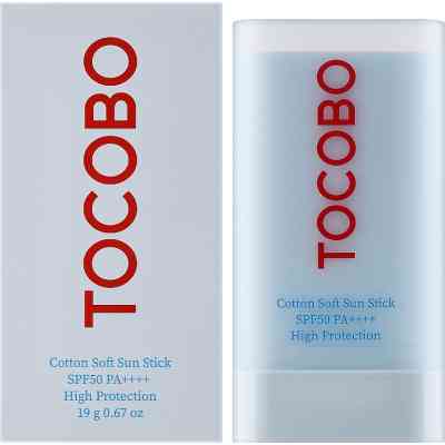 Средство от загара Tocobo Cotton Soft Sun Stick SPF50+ PA++++ 19 г (8809835060041) Винница