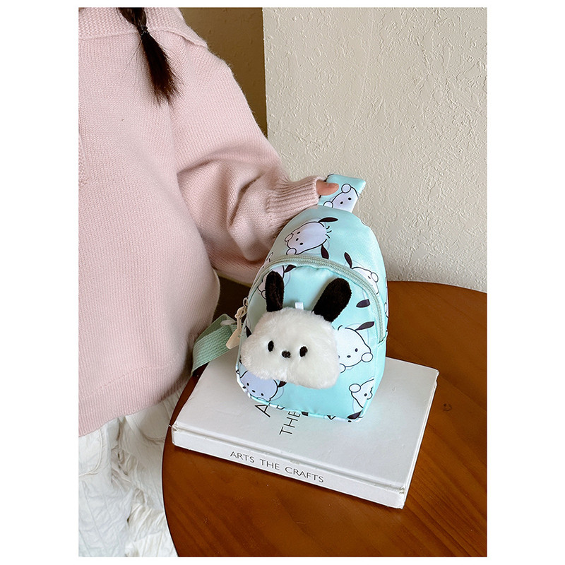 Детская сумка TD-34 Kuromi с аниме через плечо на одно отделение с ремешком Turquoise Киев - изображение 3