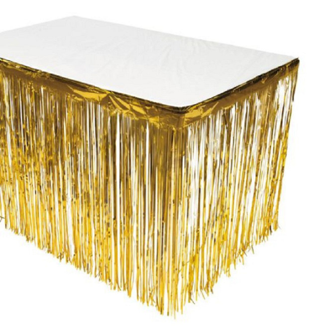 Дощик широкий на стіну та стіл 74 см на 274 см золотистий Київ - фото 3