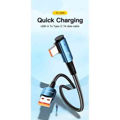 Дата кабель USB 2.0 AM to USB-C 2.0m 100W blue Essager (EXCWT7A-CGA03-P) Винница