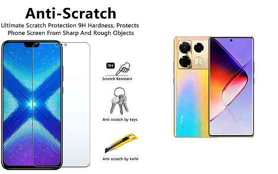 Защитное стекло NeoGlass для Infinix Note 40, Note 40 Pro – ультрапрозрачное и устойчивое Киев
