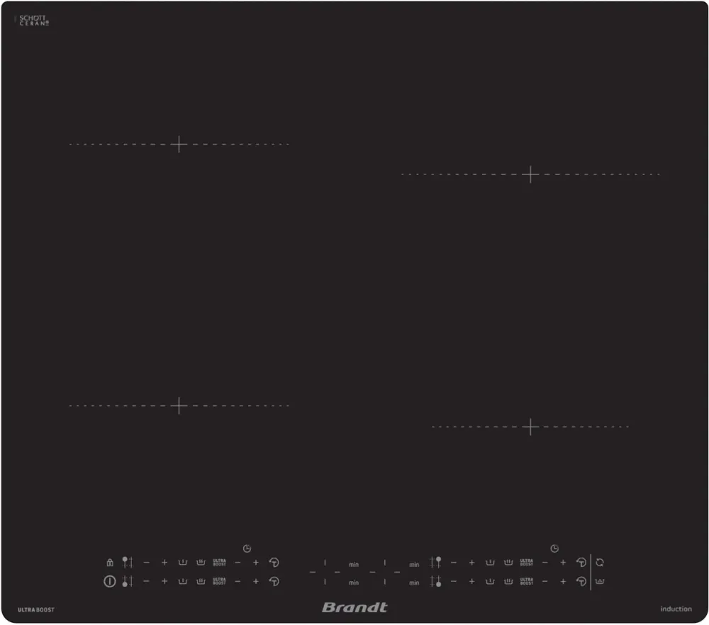 Варильна поверхня Brandt BPI3641SB Київ - фото 1