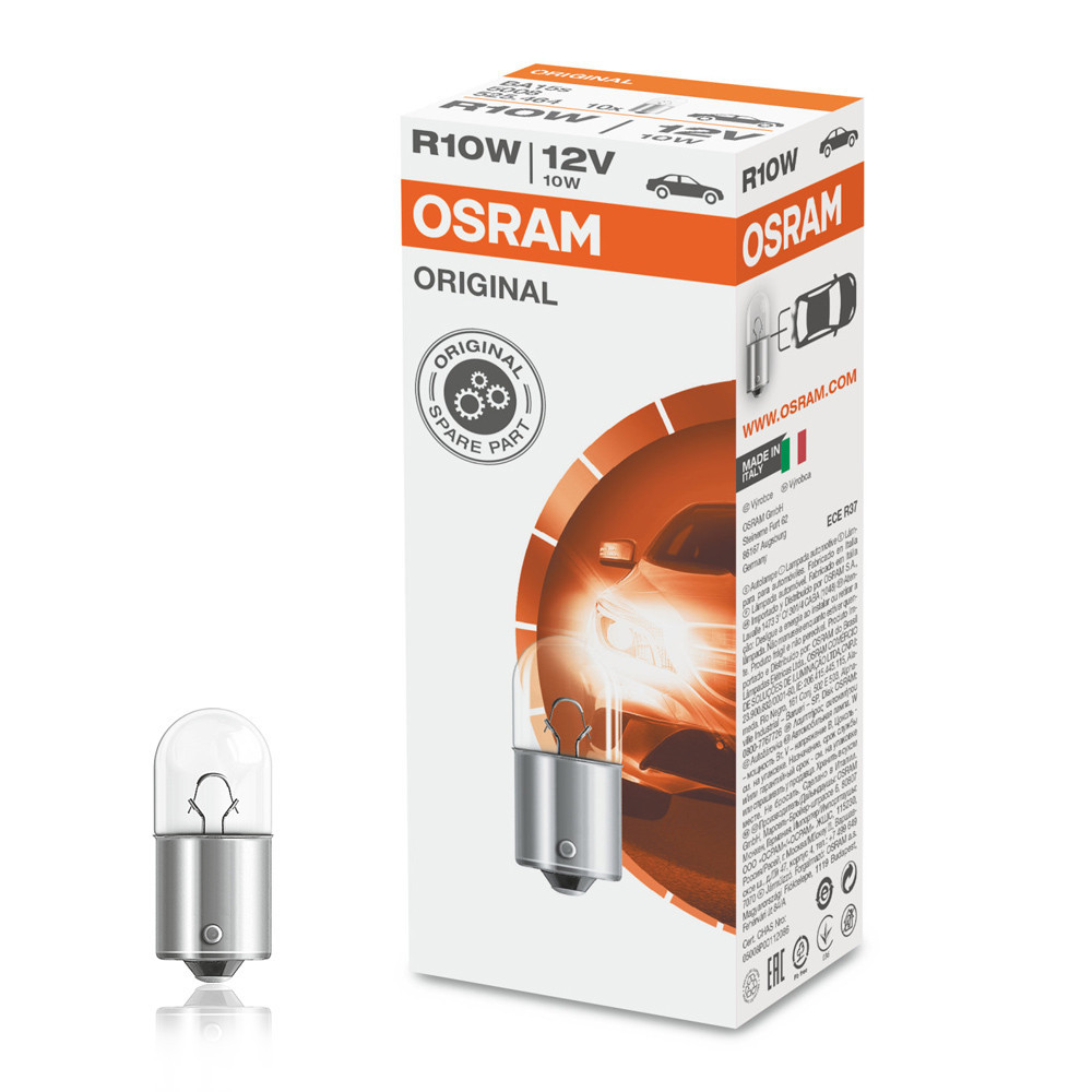 Osram 5008 — автолампа 12В 10Вт BA15s для поворотников и сигнальных огней Ковель - изображение 1