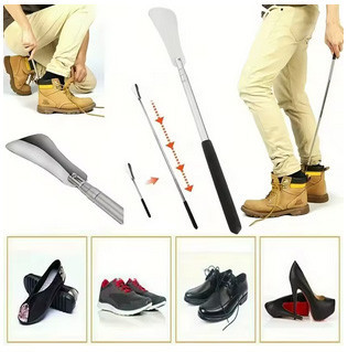 Ложка для взуття металева довга складана Київ - фото 1