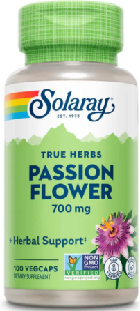 Пасифлора Solaray Passion Flower 100 раст капс Киев