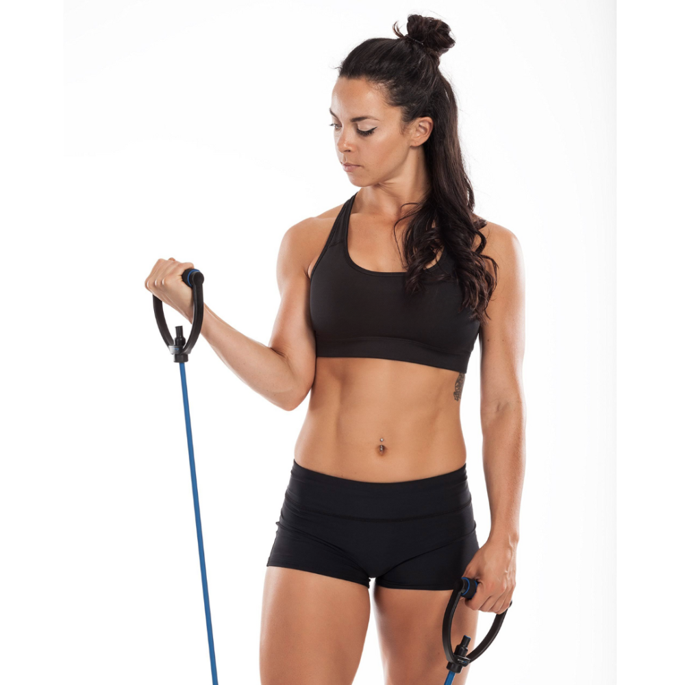 Еспандер трубчастий з ручками York Heavy, синій Киев - изображение 8