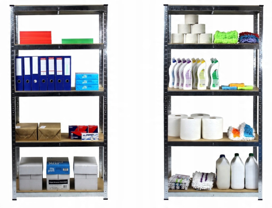 Набор из 2-х металлических стеллажей (150 x 70 x 30 см) 4 полки, погрузка - 150 кг на полку, Серый Киев