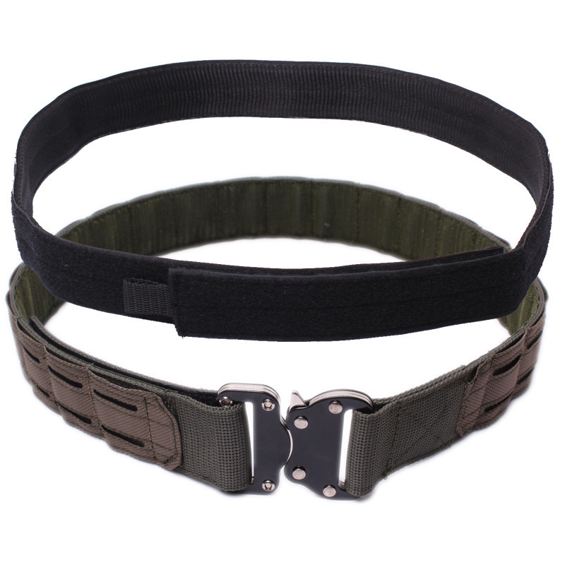 Ремень Кобра двойной разгрузочный Tactical с системой Lazer MOLLI олива хаки варбелт тактический пояс 110 - 130 см Одесса - изображение 1