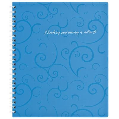 Блокнот Buromax spiral side, В5, 80sheets, Barocco, square, blue (BM.2419-614) Вінниця - фото 1