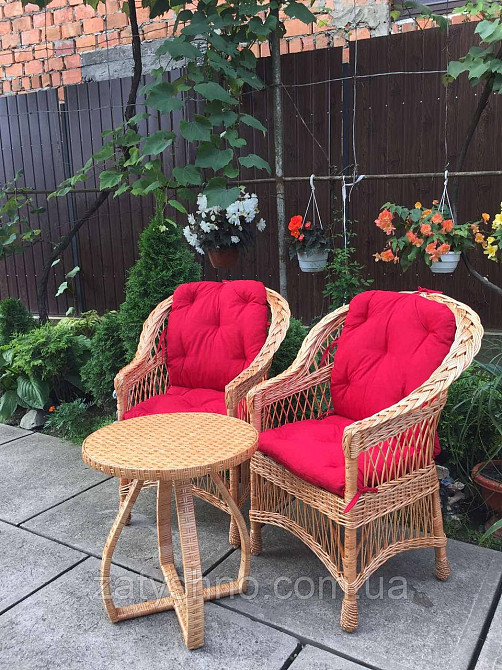 Набор мебели из лозы с подушками Киев - изображение 5