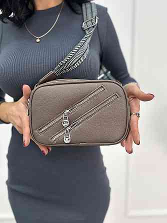 Маленькая женская сумочка с молниями Look Киев