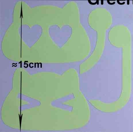 Наклейка люминесцентная 