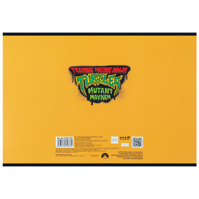 Альбом для малювання Kite Ninja Turtles, 24 аркуша (NT25-242) Вінниця - фото 10