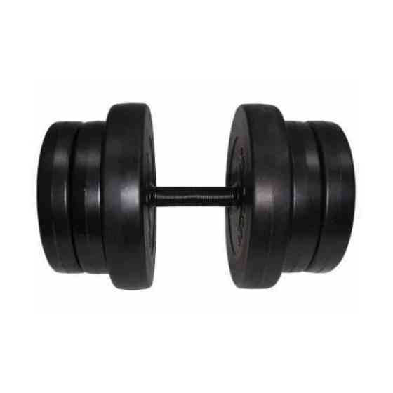 Гантель наборная композитная в пластиковой оболочке Rock pro 20,5 кг NE-PL-G-020 Винница