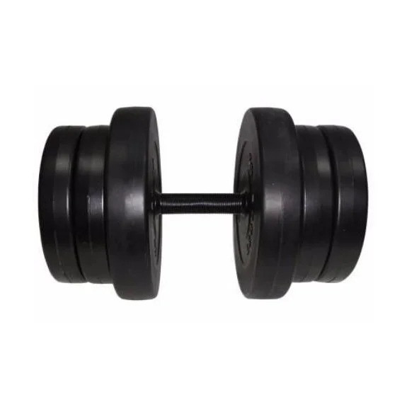 Гантель наборная композитная в пластиковой оболочке Rock pro 20,5 кг NE-PL-G-020 Винница - изображение 2