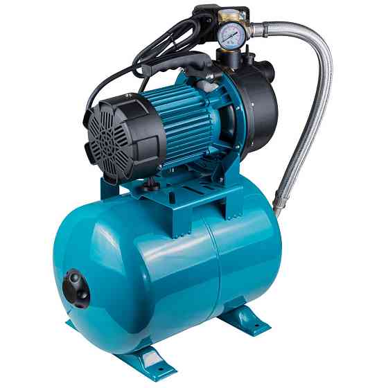 Станция 1.0кВт Hmax 44м Qmax 73л/мин пластик (самовсасывающий насос) 24л Украина AquaticaLEO EKJ-1002PA5/UA Ровно