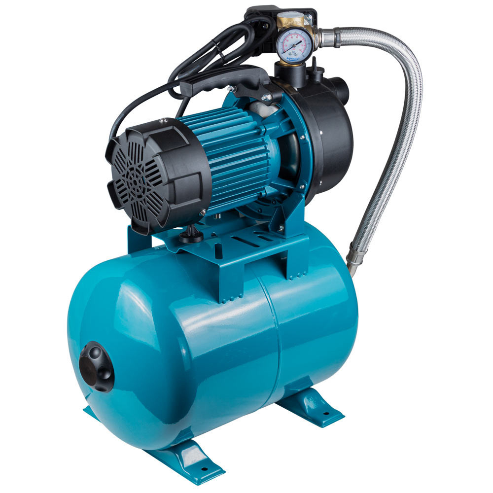 Станція 1.0кВт Hmax 44м Qmax 73л/хв пластик (самовсмоктуючий насос) 24л Україна AquaticaLEO EKJ-1002PA5/UA Рівне - фото 5