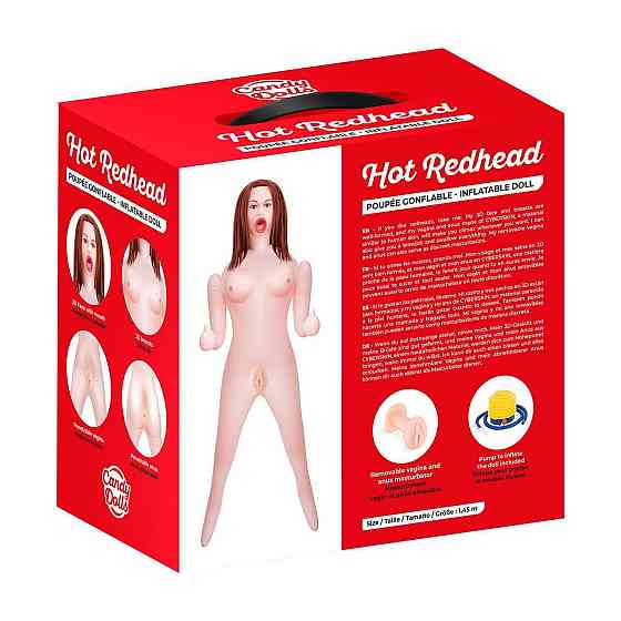 Надувна секс лялька Candy Dolls Hot Redhead Sex Aura Київ