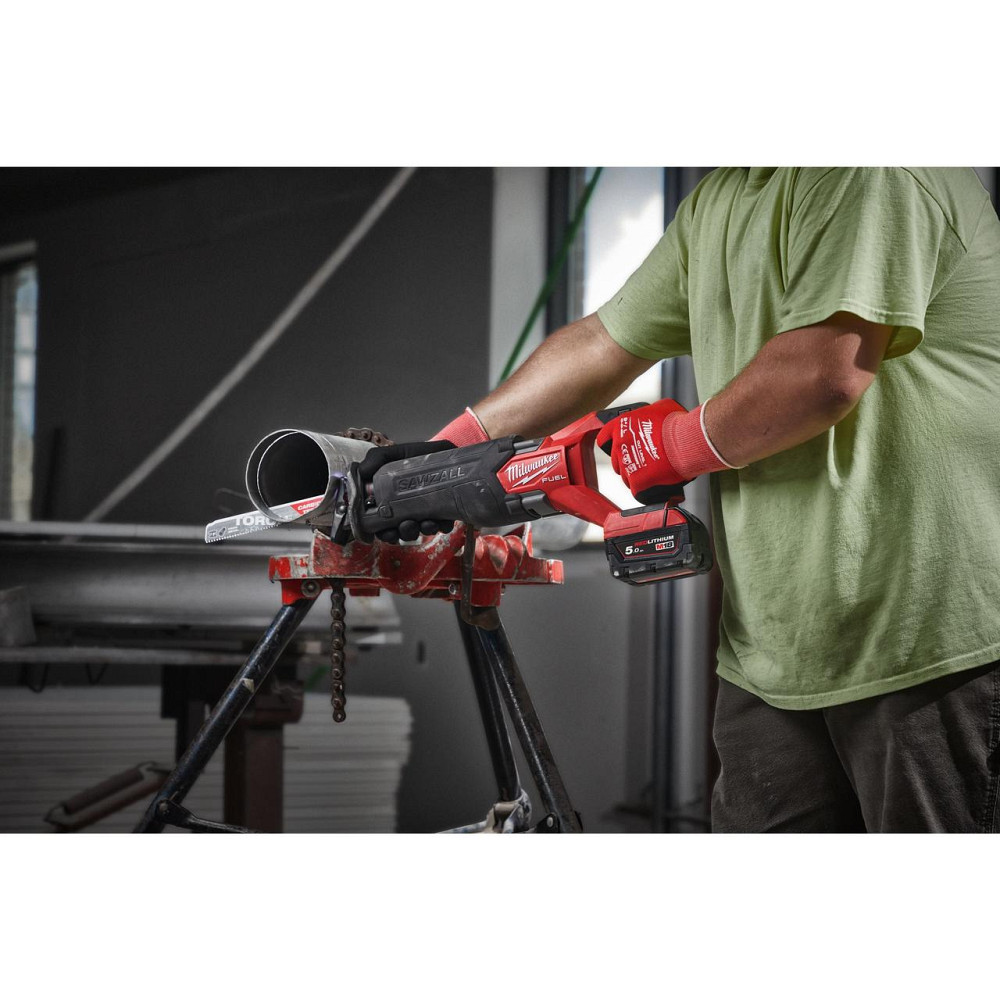 Пила шабельна акумуляторна MILWAUKEE, M18 FHZ-502X (+зар.пр., 2 акум.Х 5Аг, HDкейс) Одеса - фото 7
