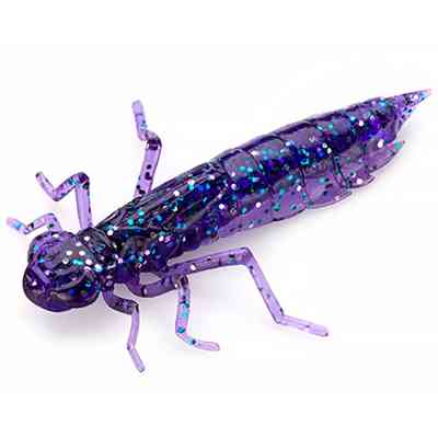 Силикон рыболовный FishUP Dragonfly 0.75" 060 - Dark Violet/Peacock&Silver (12шт/уп) (1864.04.74) Винница
