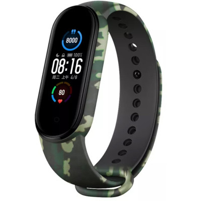 Ремешок для фитнес браслета Armorstandart для Xiaomi Mi Band 7/6/5 New Style Khaki Green (ARM80991) Винница - изображение 1