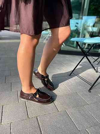 Vanessa Лофери жіночі VANESSA T-304-04 шоколадні (весна-осінь, шкіра лакована) (5831) Коломия