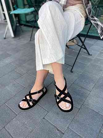 Соната Босоніжки жіночі шоколадні замшеві Соната Рита літні на низькому ходу / Стильні босоніжк Коломыя