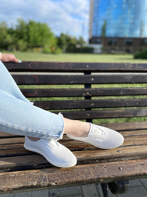 Mioli Балетки жіночі MIOLI J-9 білі (весна-літо, шкіра натуральна) (3753) лише 36р. Коломия - фото 6