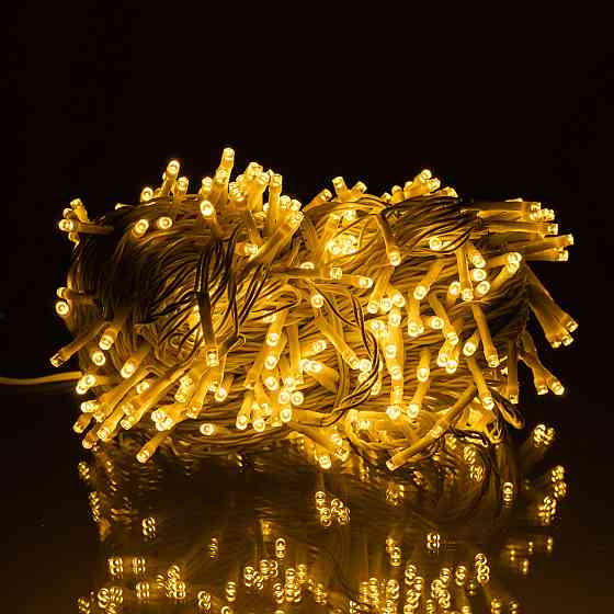 Garlando Гірлянда Різдвяна фея вулична 50 м 500 LED білий провід Жовтий CF500L50MWY Коломыя