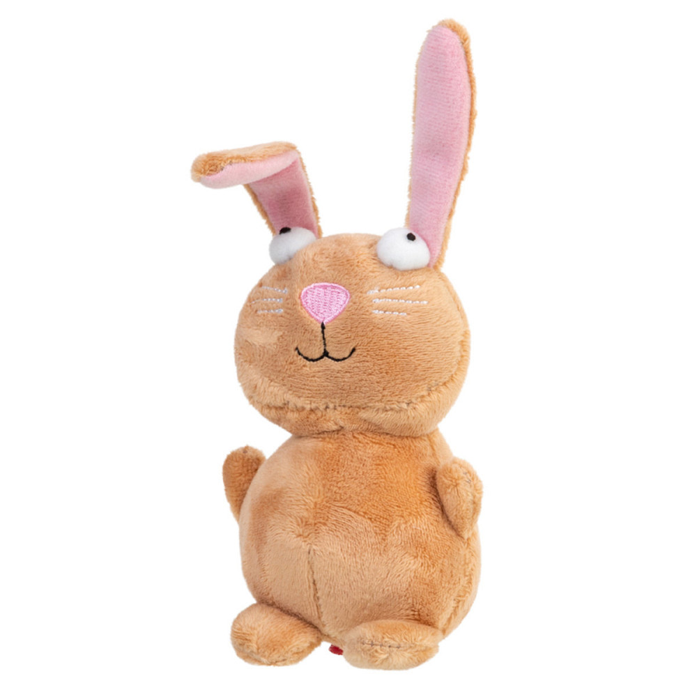 Іграшка для собак Кролик з пищалкою GiGwi Plush Friendz, плюш, 16 см Київ - фото 1