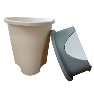 Контейнер для сміття Planet Household Twist кремовий 23 л (6882) Вінниця - фото 2